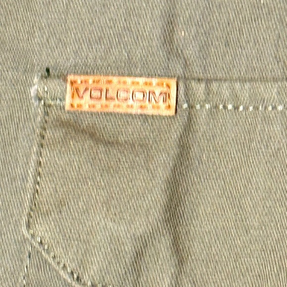 Volcom Larkin Workwear Lined Jacket NWOT Mens Sz XL Green w/ Brown Corduroy Trim - Picture 2 of 8